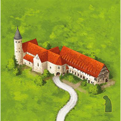 Carcassonne : Abbayes d’Allemagne (Extension) carte