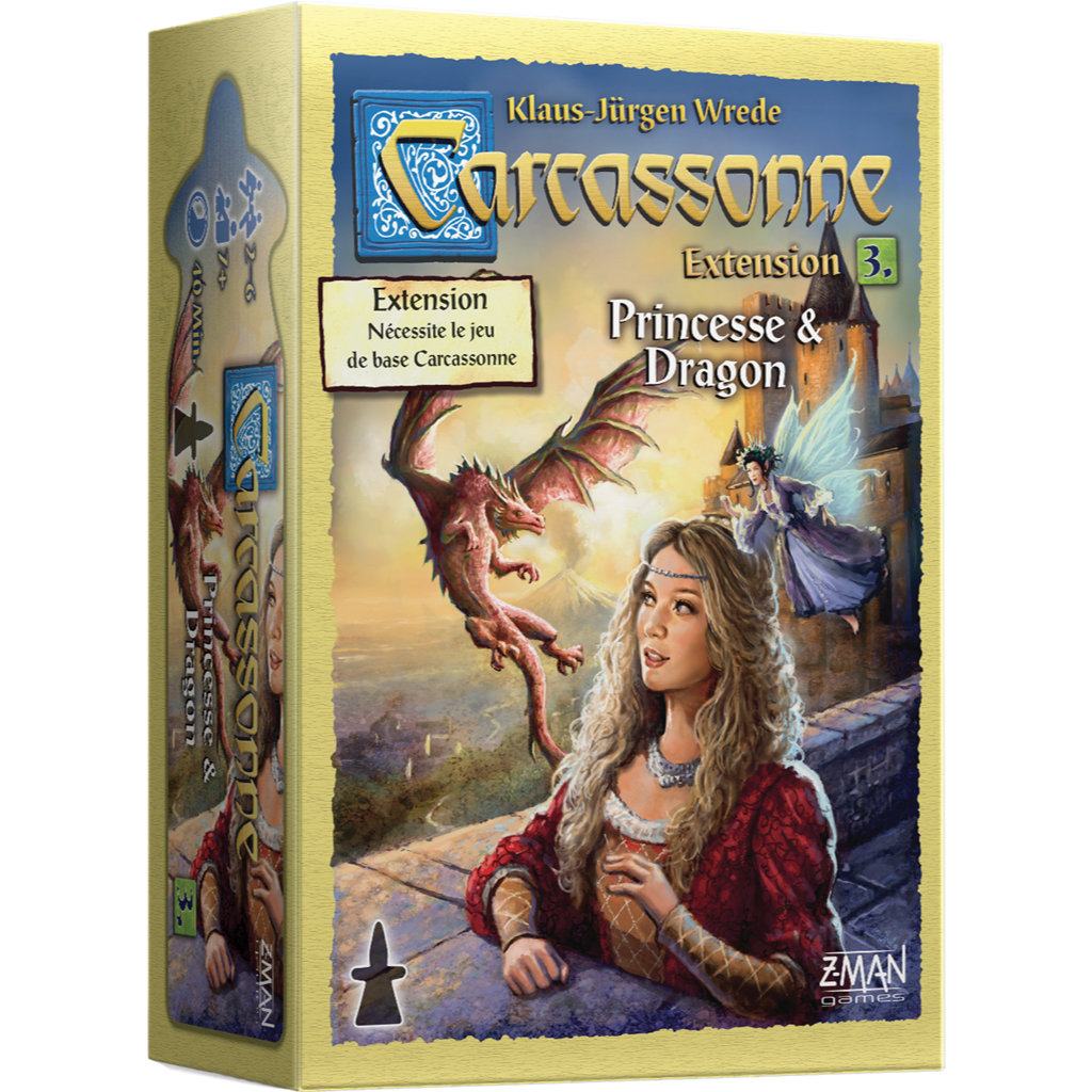 Carcassonne : Princesse et Dragon (Extension) boite