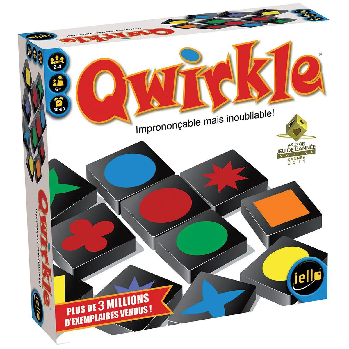 Qwirkle Cube - Iello - Maître Renard, jeux de société, éveil, jouets &  création