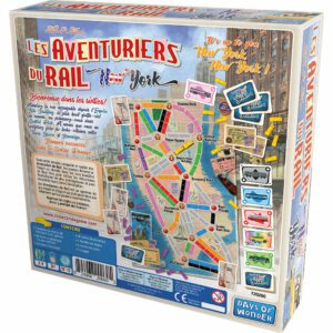 Aventuriers du Rail (Les) : New York dos boite