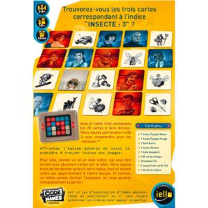 Codenames Images boite dos