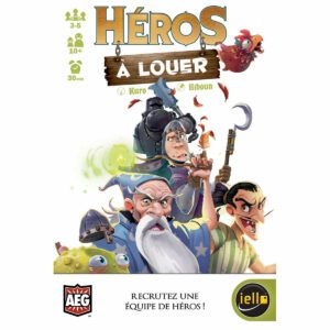 Héros à Louer cartes face boite