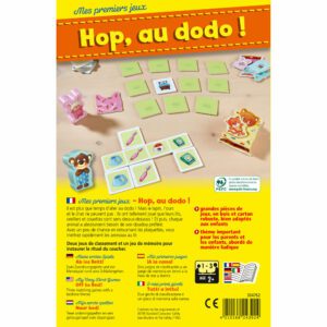 Mes premiers jeux - Hop, au dodo ! dos boite