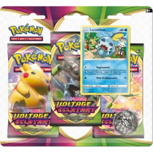 Pokémon Epée et Bouclier 4 : Pack de 3 Boosters Larmeleon