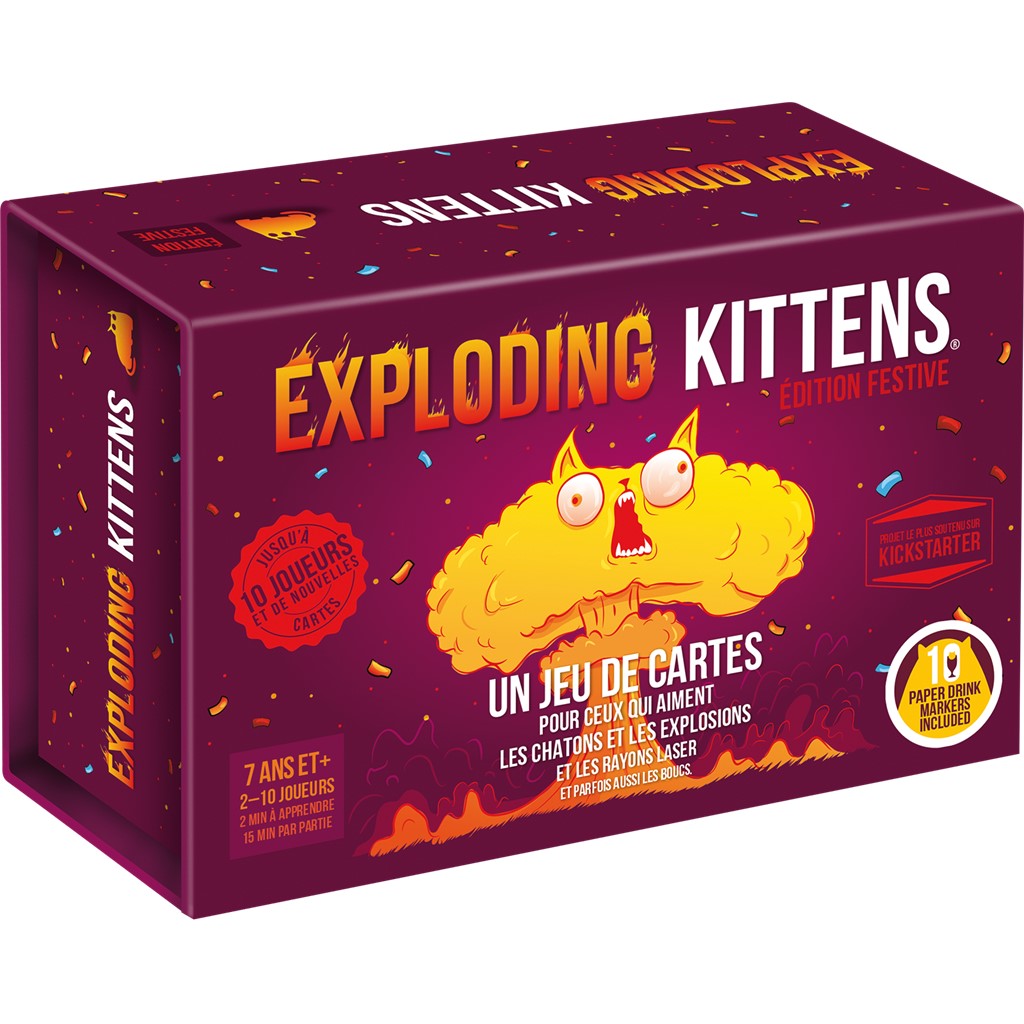 Exploding kittens edition festive boite