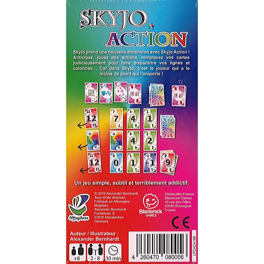 Skyjo Action - Magilano - Maître Renard, jeux de société, éveil, jouets &  création