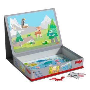 boite de jeu magnetique monde des animaux interieur