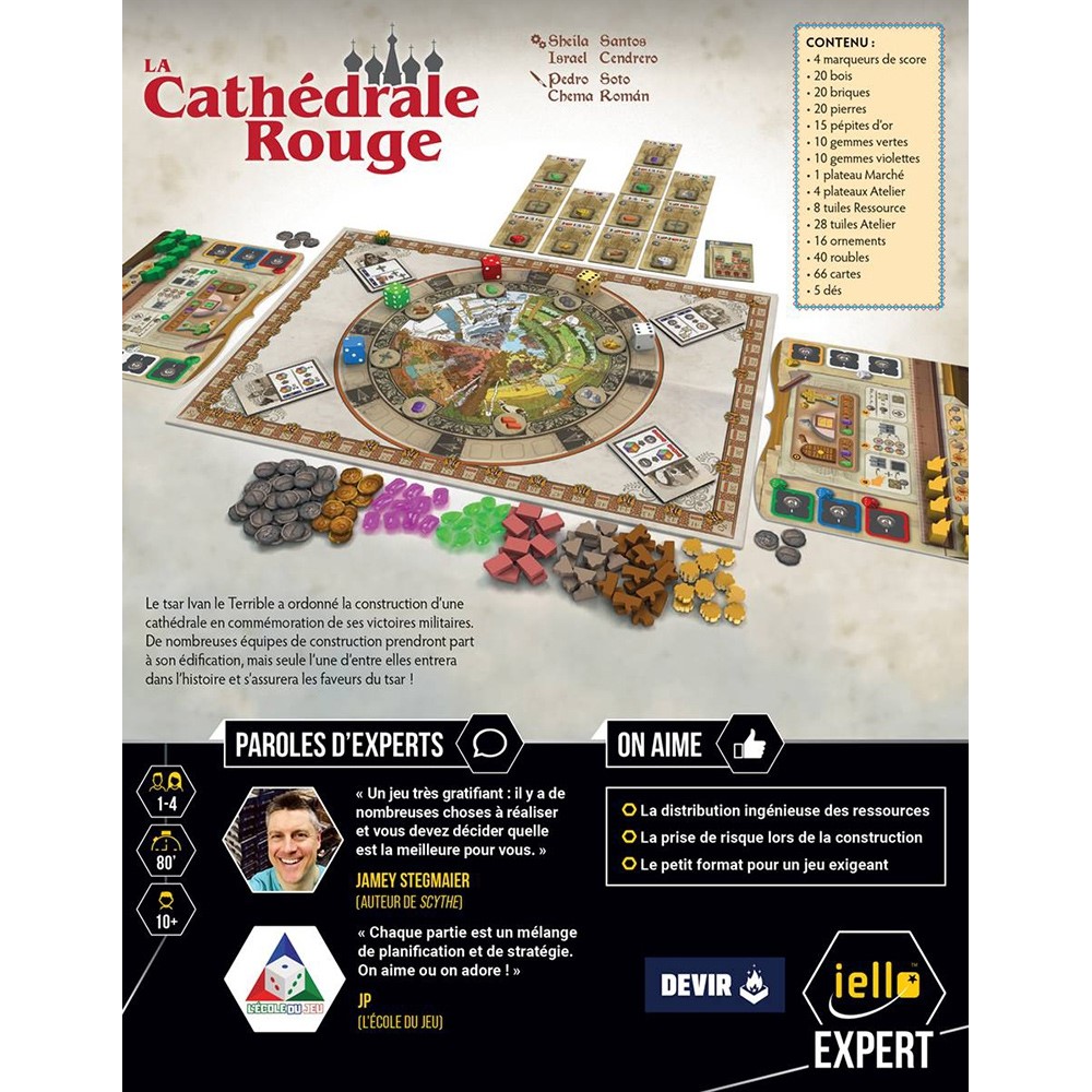 la cathedrale rouge boite dos