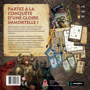 paper dungeons boite dos