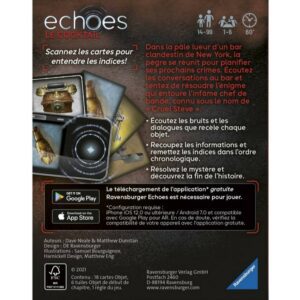 Echoes cocktail boite dos
