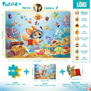 puzzle+ Loki fait de la plongée dos