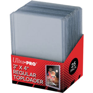 Ultra PRO 25 Toploader Regular Transparents
