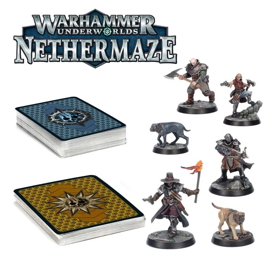 Warhammer Underworld Chasseurs de Hexbane figurines