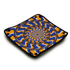 piste de dés Abstract Round Frame plat