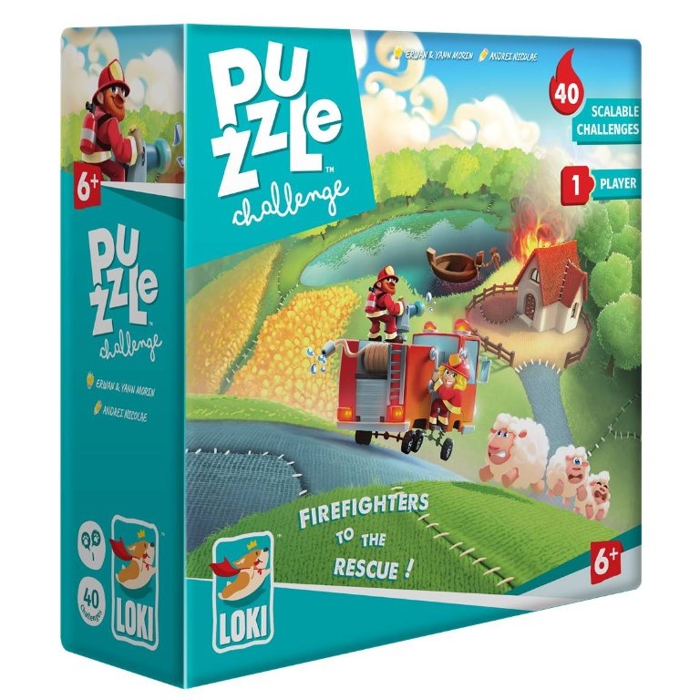 puzzle-challenge-pompiers à la rescousse boite