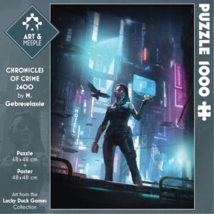 ART&MEEPLE – Puzzle 1000 pièces 68x48cm Chronicles of Crime 2400