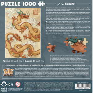 ART&MEEPLE – Puzzle 1000 pièces 68x48cm Tichu dos