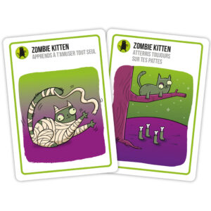 Exploding Kittens Zombie Kittens cartes