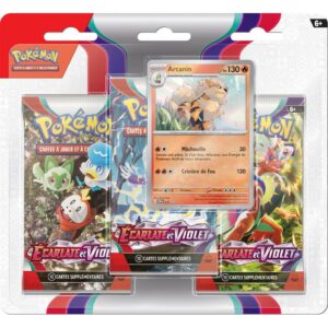 Pokémon EV01 Pack 3 boosters Arcanin