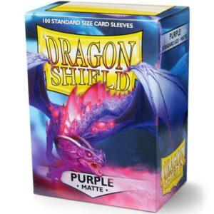 Dragon Shield - Standard Sleeves - Matte Purple (x100)
