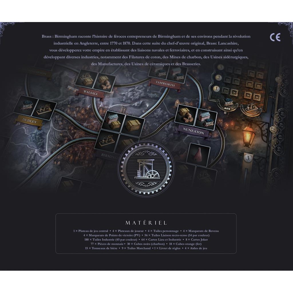 Brass Birmingham Maître Renard, jeux de société, éveil