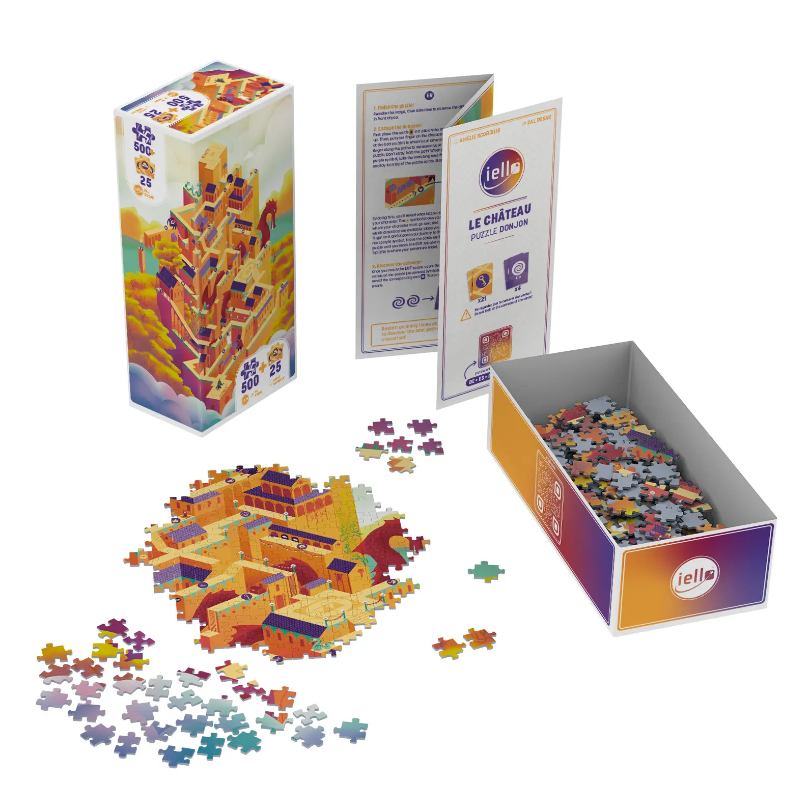 Qwirkle Cube - Iello - Maître Renard, jeux de société, éveil, jouets &  création