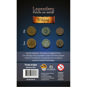 LEGENDARY METAL COINS – Set Viking