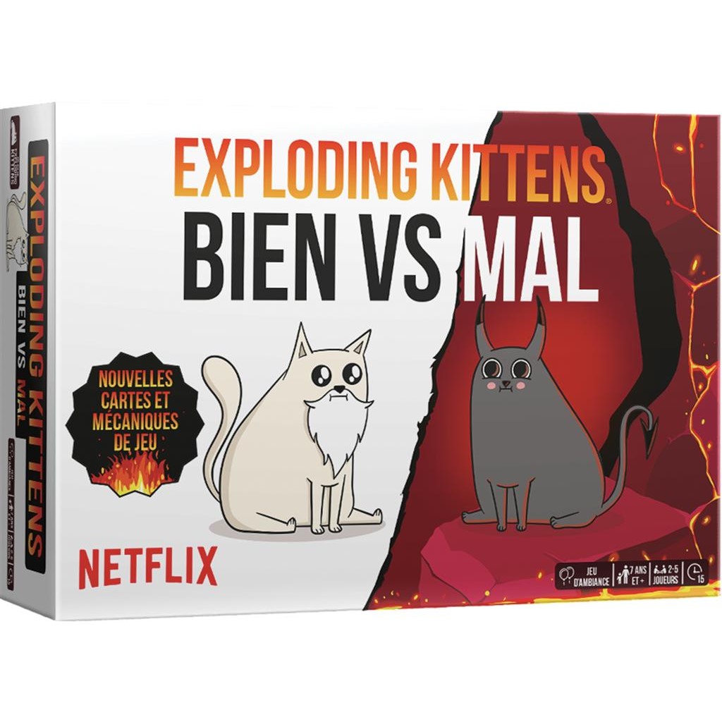Exploding Kittens Bien vs Mal