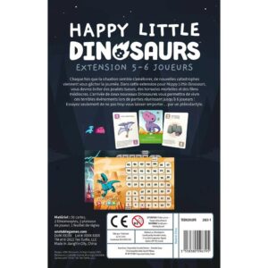 Happy Little Dinosaurs Extension 5-6 joueurs dos