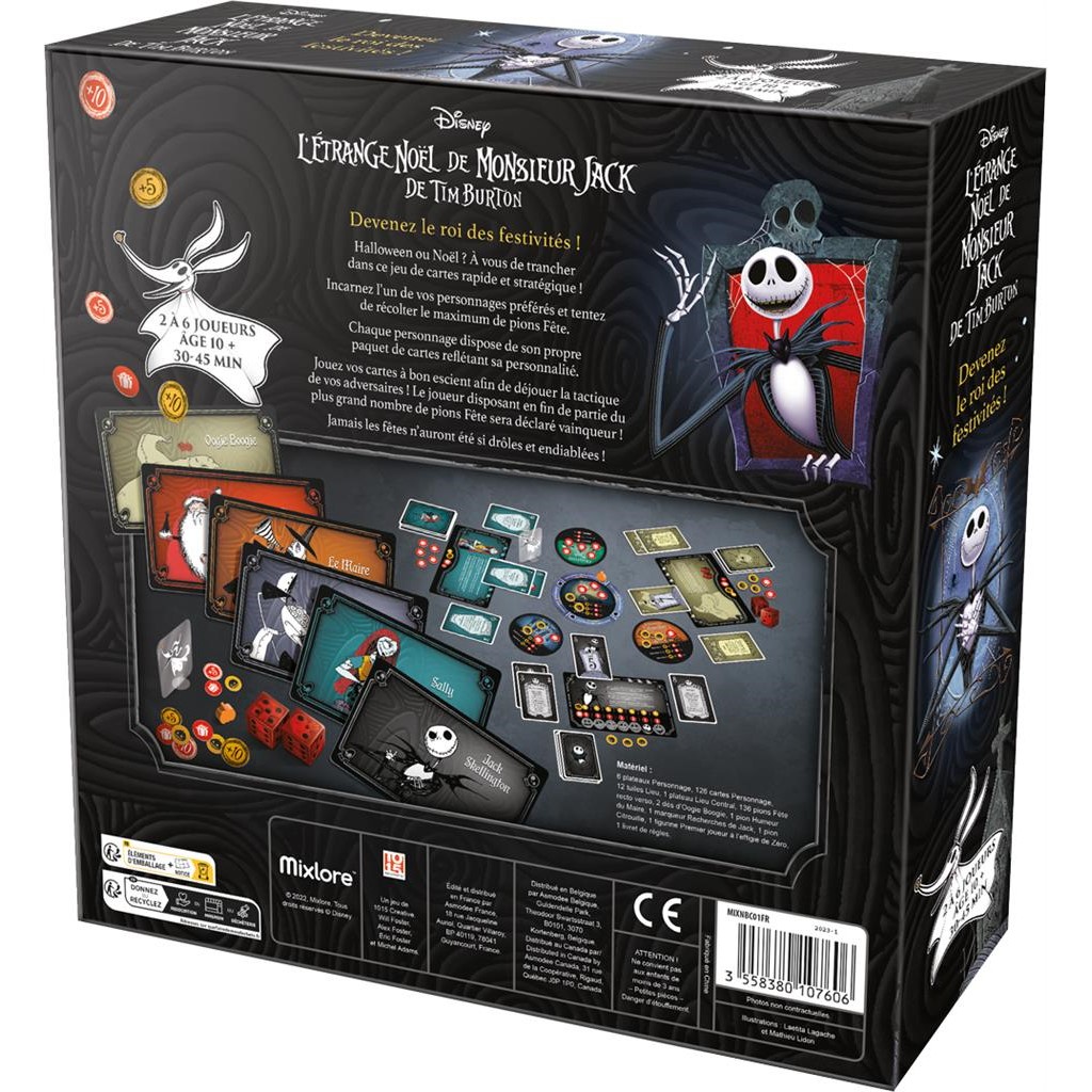 L’ÉTRANGE NOËL DE MONSIEUR JACK dos