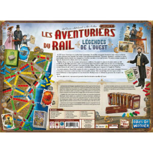 Aventuriers du Rail (Les) Legacy dos