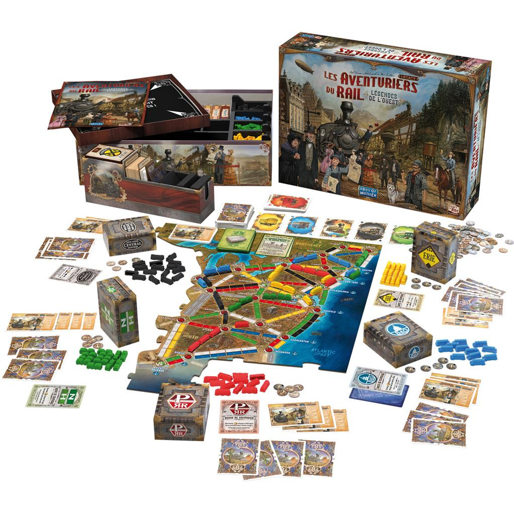 Aventuriers du Rail (Les) Legacy materiel