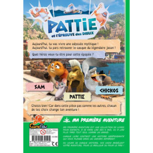 MA 1ERE AVENTURE PATTIE ET L'ÉPREUVE DES DIEUX dos